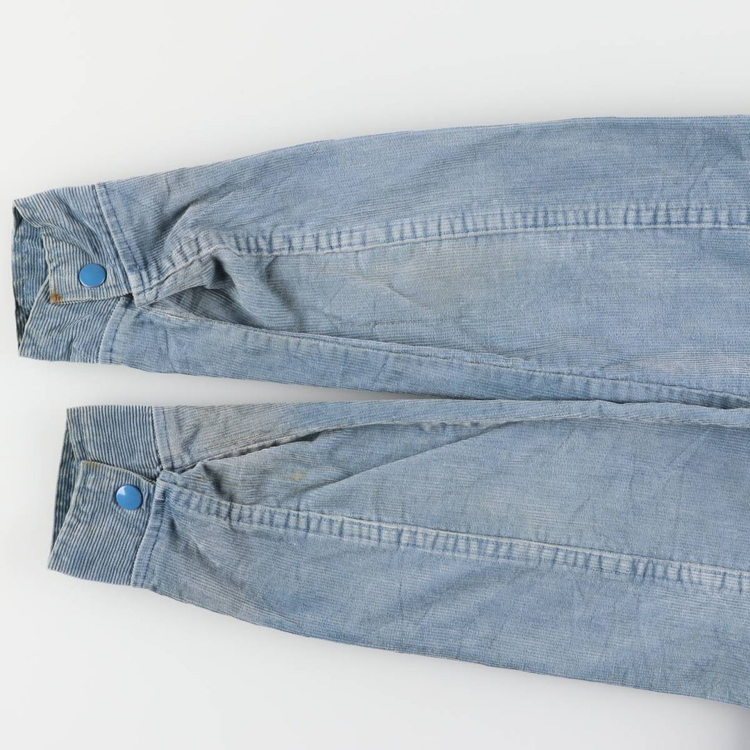 Vintage 1970'S corduroy jacket, men's size L unclear Blue type light blue Vintage Second Hand