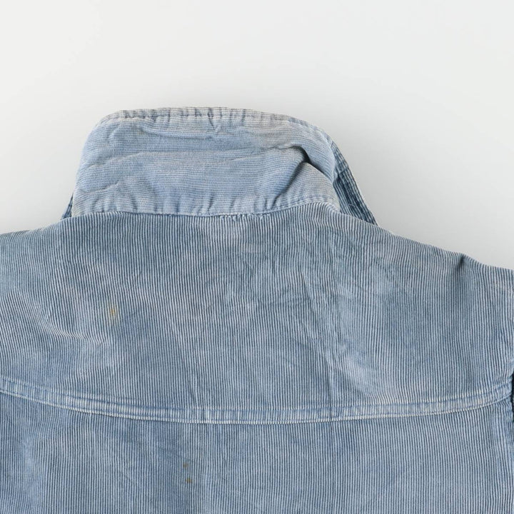 Vintage 1970'S corduroy jacket, men's size L unclear Blue type light blue Vintage Second Hand