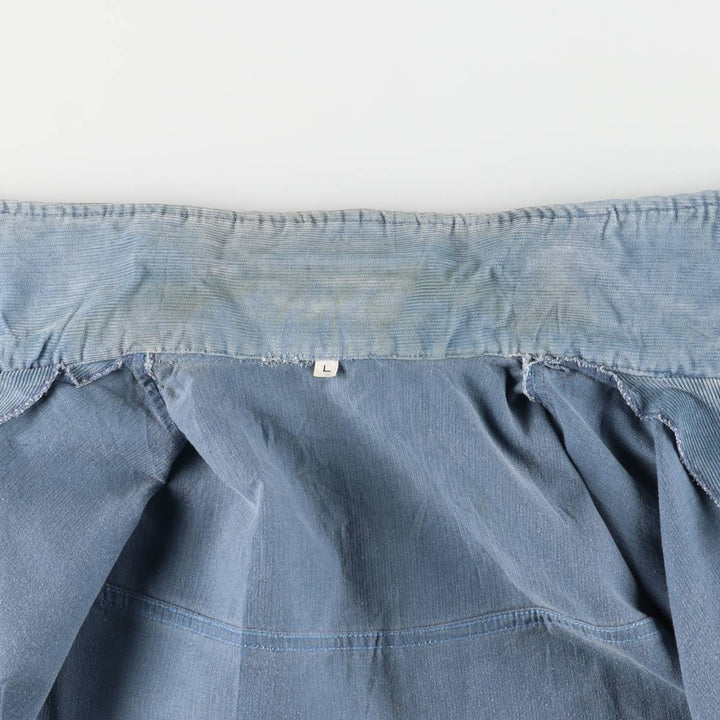 Vintage 1970'S corduroy jacket, men's size L unclear Blue type light blue Vintage Second Hand