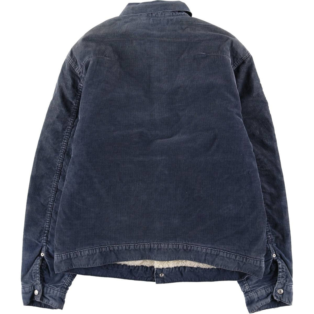 Levi's Euro Model Corduroy Jacket, Men's XL cotton navy blue type Vintage Second Hand