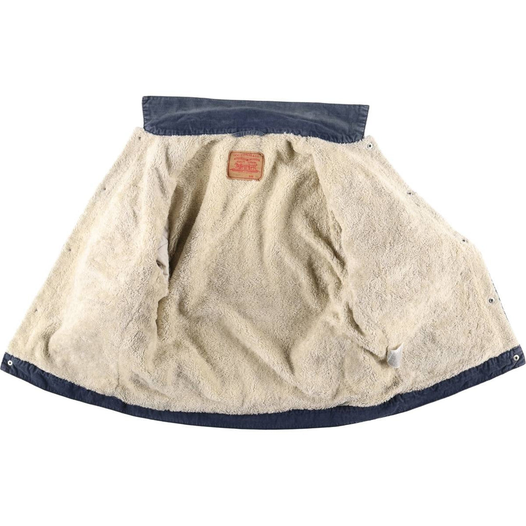 Levi's Euro Model Corduroy Jacket, Men's XL cotton navy blue type Vintage Second Hand