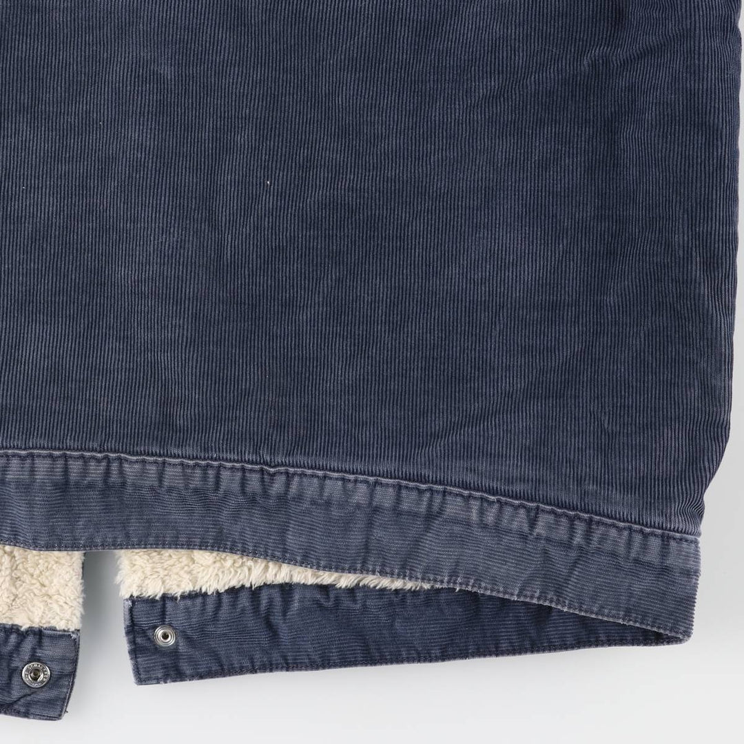 Levi's Euro Model Corduroy Jacket, Men's XL cotton navy blue type Vintage Second Hand