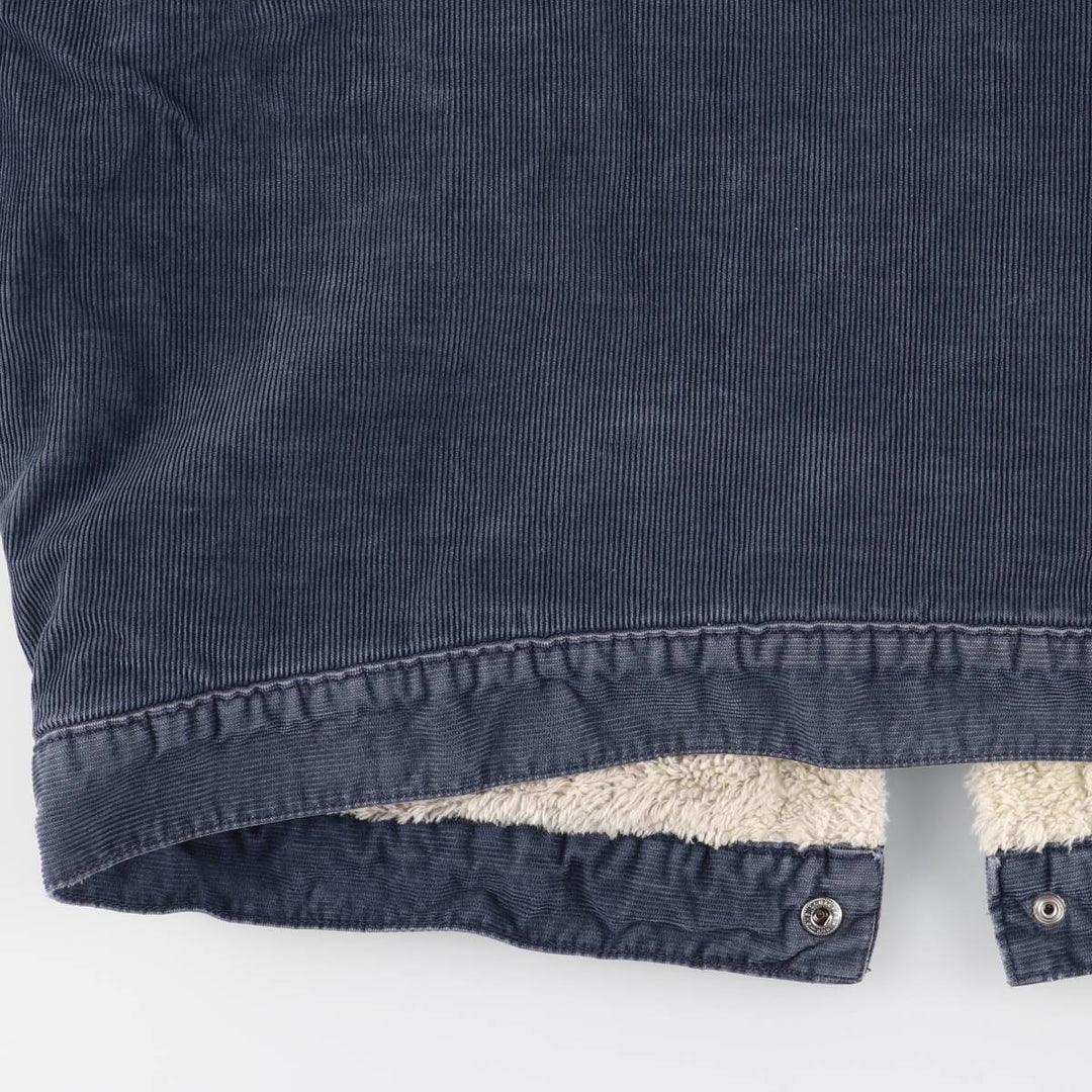 Levi's Euro Model Corduroy Jacket, Men's XL cotton navy blue type Vintage Second Hand
