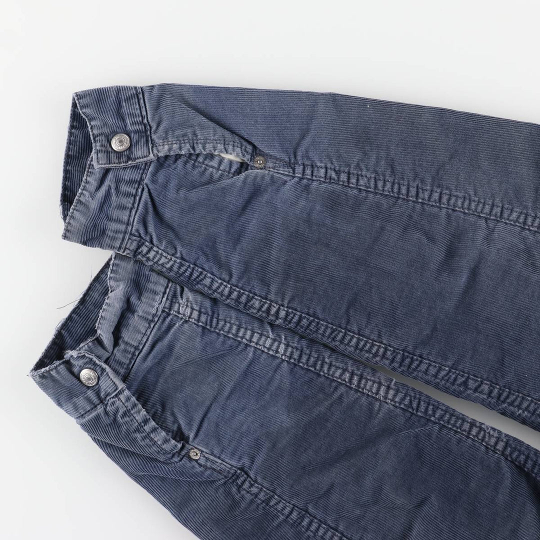 Levi's Euro Model Corduroy Jacket, Men's XL cotton navy blue type Vintage Second Hand