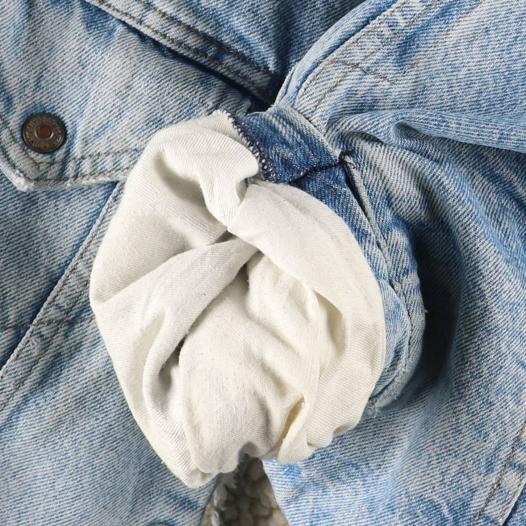 Vintage 1970'S Levi's Orange Tab Denim Jacket, Men's Size Medium unclear blue type Vintage Second Hand