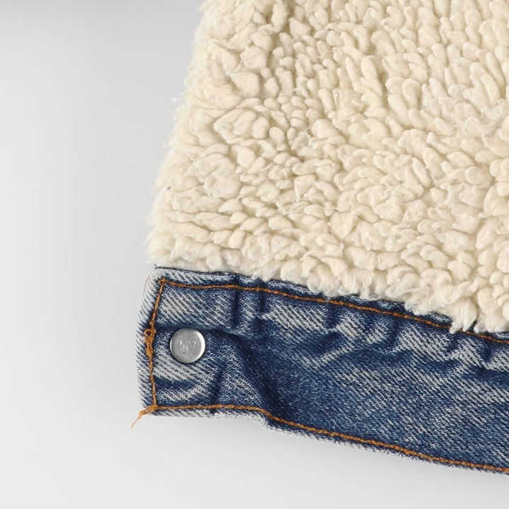 Vintage 1980'S Levi's denim jacket, made in the USA, size XL, men's cotton blue type Vintage Second Hand