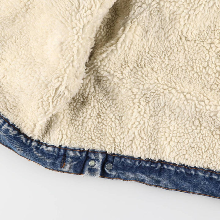 Vintage 1980'S Levi's denim jacket, made in the USA, size XL, men's cotton blue type Vintage Second Hand