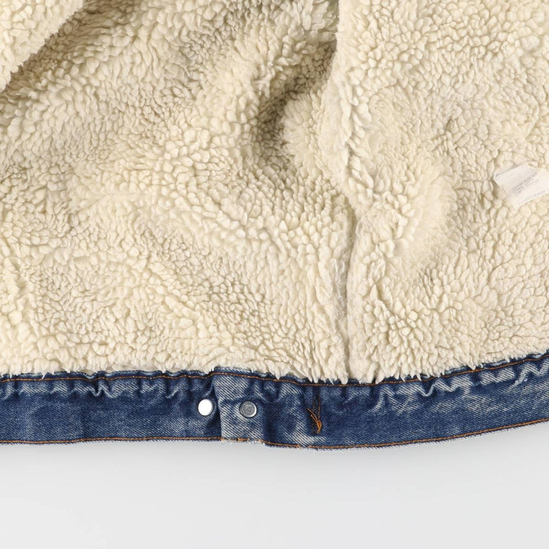 Vintage 1980'S Levi's denim jacket, made in the USA, size XL, men's cotton blue type Vintage Second Hand