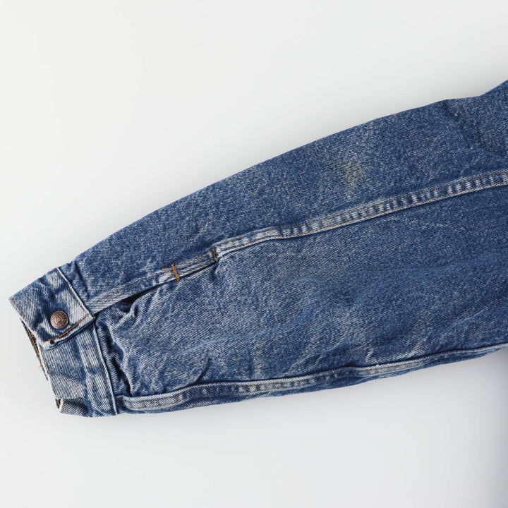 Vintage 1980'S Levi's denim jacket, made in the USA, size XL, men's cotton blue type Vintage Second Hand