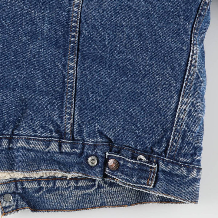 Vintage 1980'S Levi's denim jacket, made in the USA, size XL, men's cotton blue type Vintage Second Hand