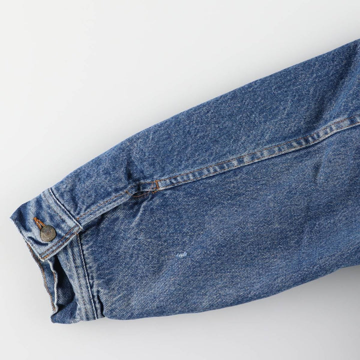 MUSTANG STORMRIDER Back Logo Denim Jacket, Men's XL unclear blue type Vintage Second Hand