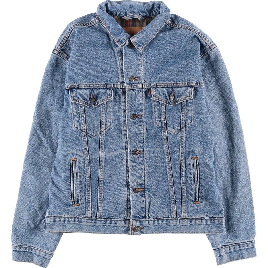 Levi's denim jacket, denim jacket, men's size XL unclear blue type Vintage Second Hand