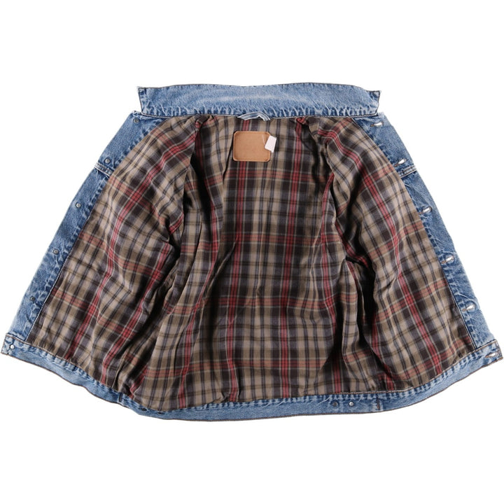 Levi's denim jacket, denim jacket, men's size XL unclear blue type Vintage Second Hand
