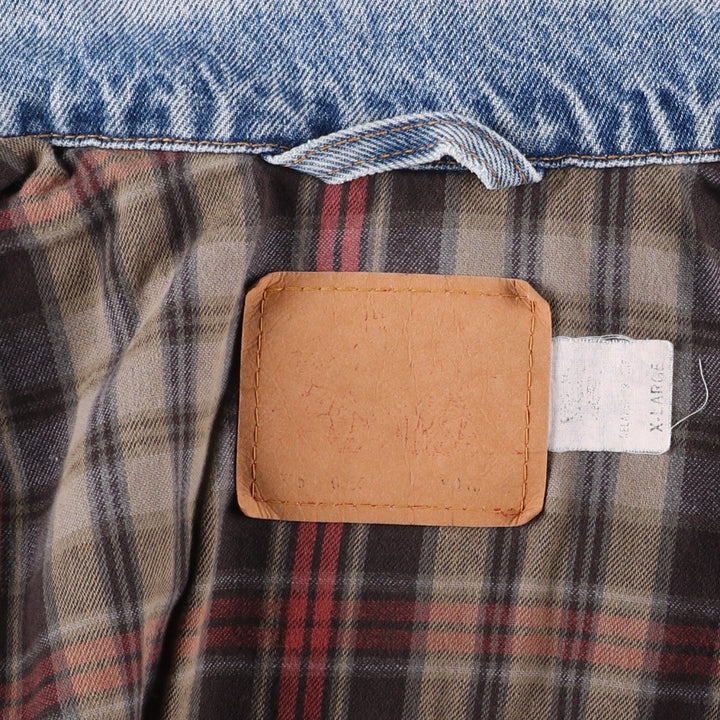 Levi's denim jacket, denim jacket, men's size XL unclear blue type Vintage Second Hand