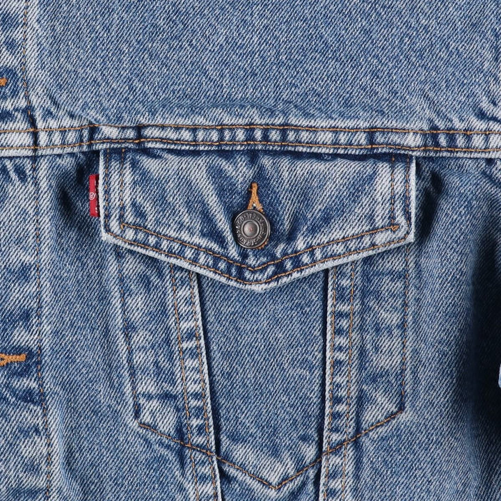 Levi's denim jacket, denim jacket, men's size XL unclear blue type Vintage Second Hand