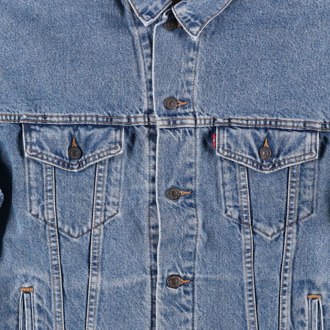 Levi's denim jacket, denim jacket, men's size XL unclear blue type Vintage Second Hand