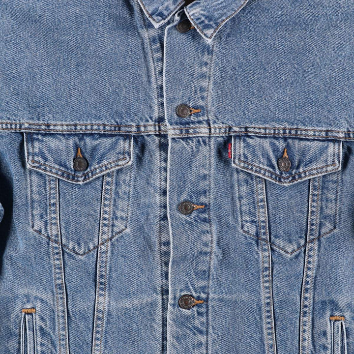 Levi's denim jacket, denim jacket, men's size XL unclear blue type Vintage Second Hand