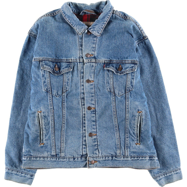 90'S Levi's denim jacket, denim jacket, made in the USA, men's XL size, vintage cotton blue type Vintage Second Hand