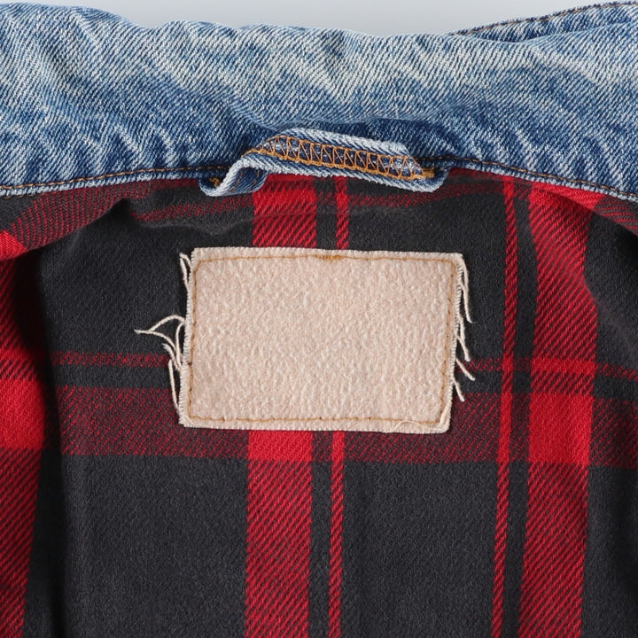 90'S Levi's denim jacket, denim jacket, made in the USA, men's XL size, vintage cotton blue type Vintage Second Hand