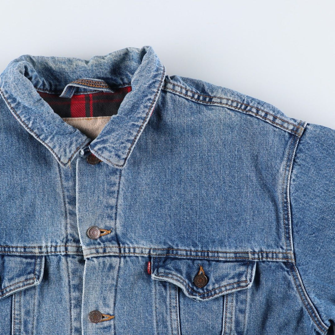 90'S Levi's denim jacket, denim jacket, made in the USA, men's XL size, vintage cotton blue type Vintage Second Hand