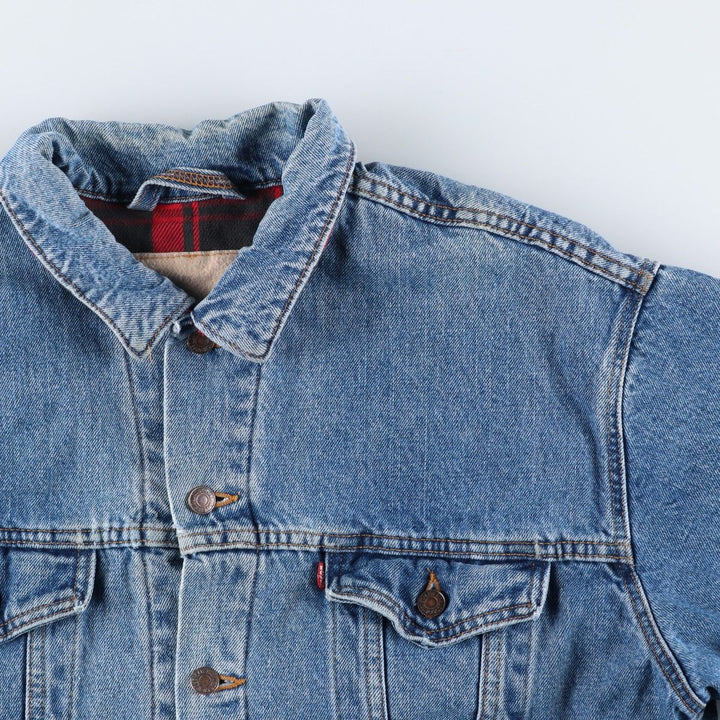 90'S Levi's denim jacket, denim jacket, made in the USA, men's XL size, vintage cotton blue type Vintage Second Hand