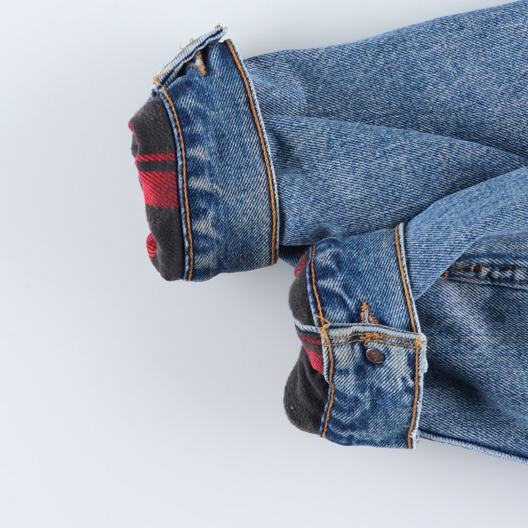 90'S Levi's denim jacket, denim jacket, made in the USA, men's XL size, vintage cotton blue type Vintage Second Hand