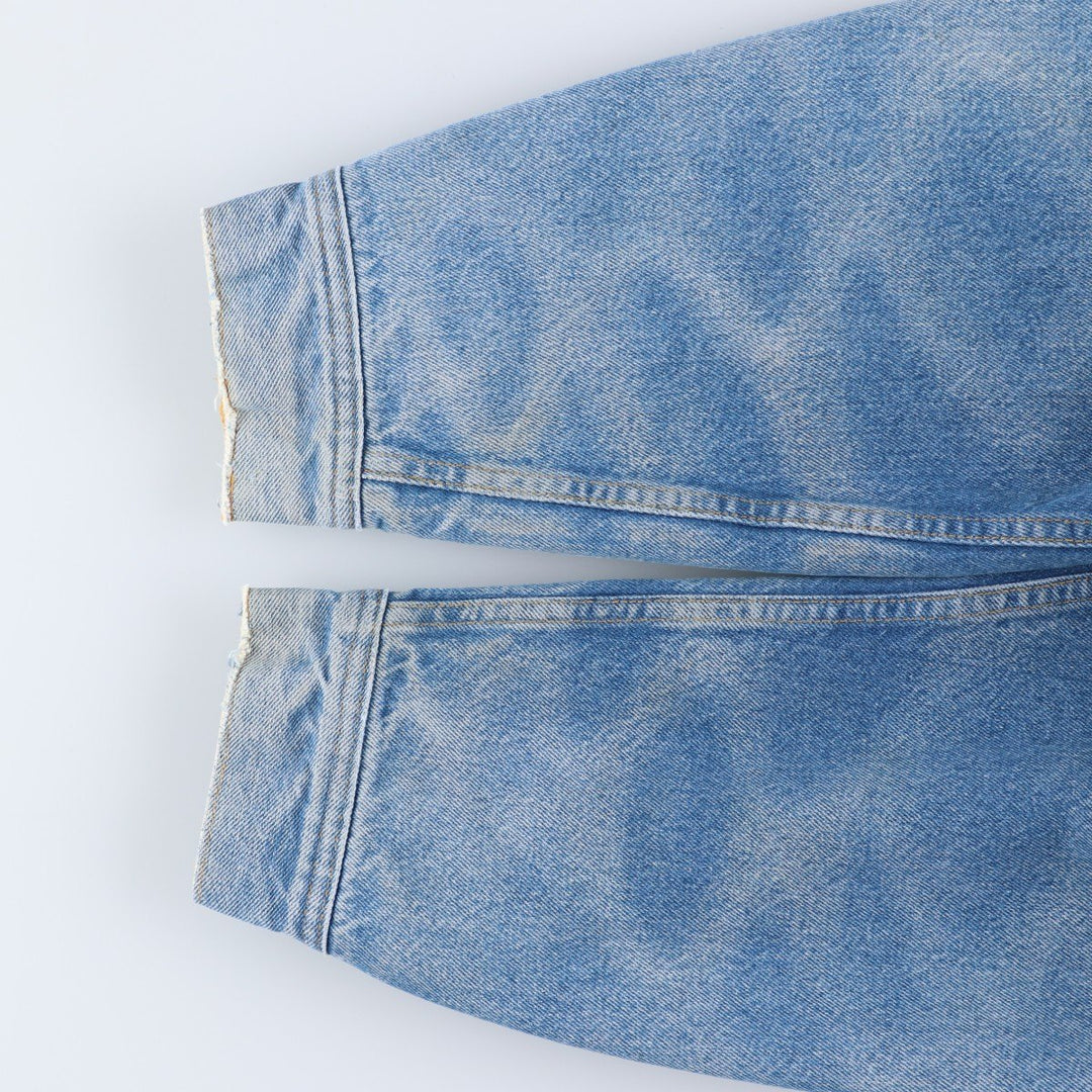 Vintage Lee STORM RIDER denim jacket from the 1980'S and 1990s, size L, men's. cotton blue type Vintage Second Hand