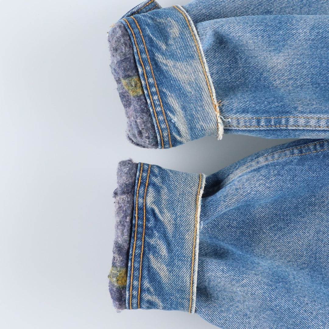 Vintage Lee STORM RIDER denim jacket from the 1980'S and 1990s, size L, men's. cotton blue type Vintage Second Hand