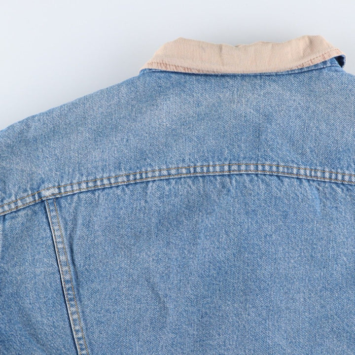 Vintage Lee STORM RIDER denim jacket from the 1980'S and 1990s, size L, men's. cotton blue type Vintage Second Hand