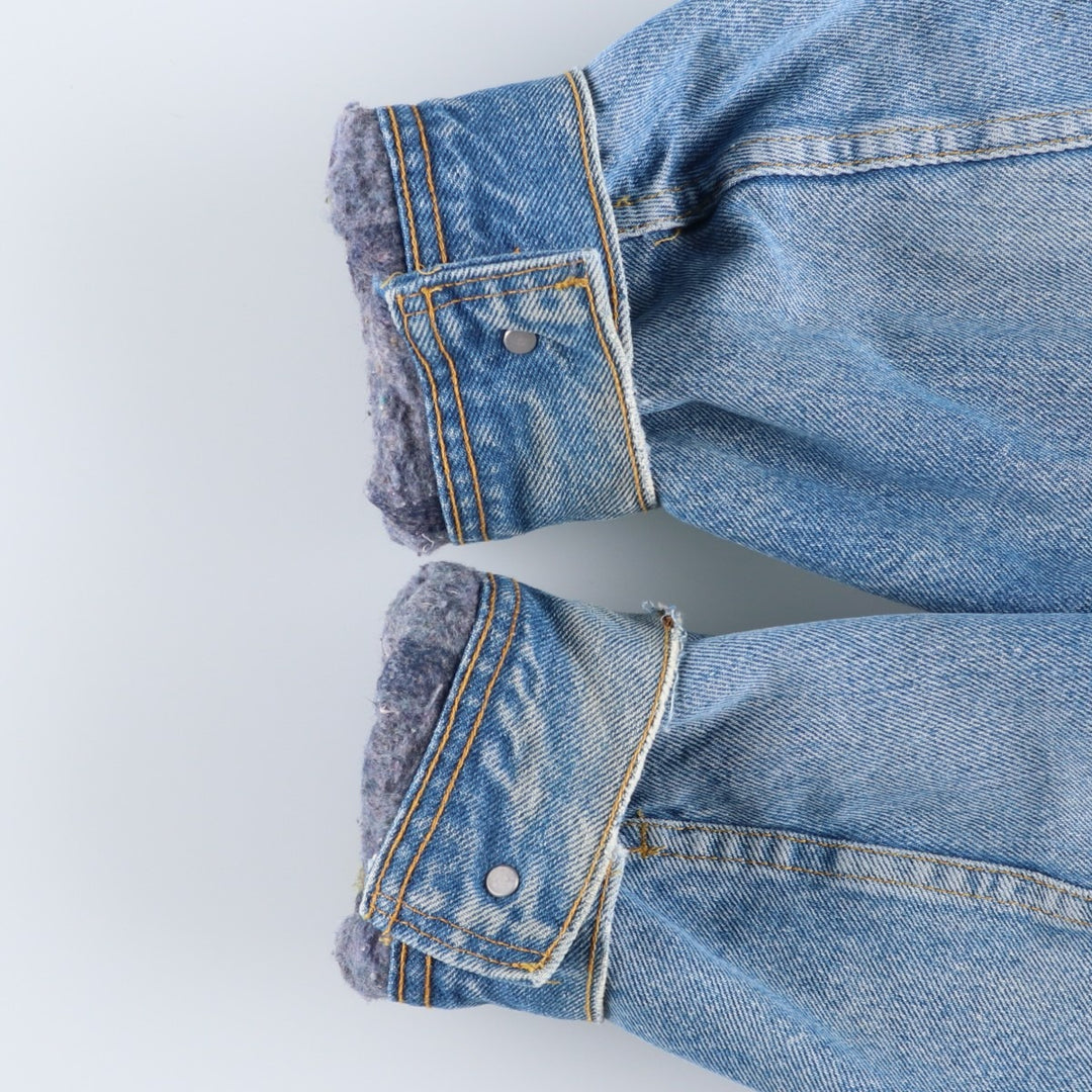 Vintage Lee STORM RIDER denim jacket from the 1980'S and 1990s, size L, men's. cotton blue type Vintage Second Hand