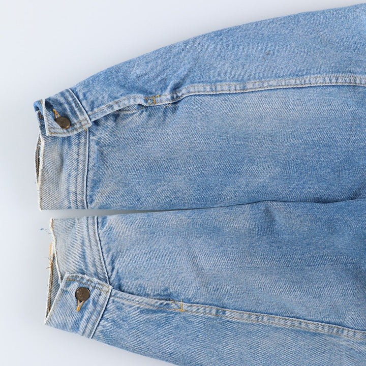 Vintage Lee STORM RIDER denim jacket from the 1980'S and 1990s, size L, men's. cotton blue type Vintage Second Hand