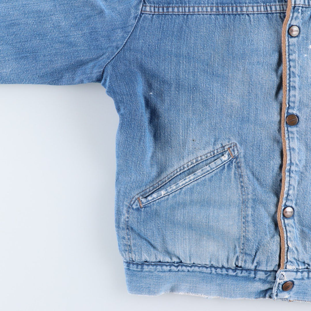 Vintage 1970'S Maverick denim jacket, made in the USA, size M, men's. unclear blue type Vintage Second Hand