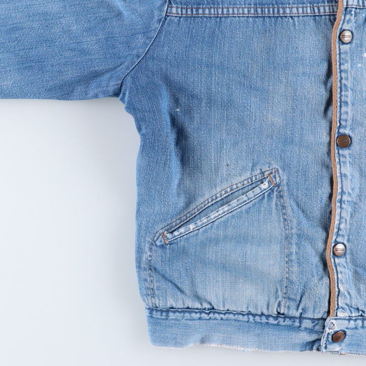 Vintage 1970'S Maverick denim jacket, made in the USA, size M, men's. unclear blue type Vintage Second Hand