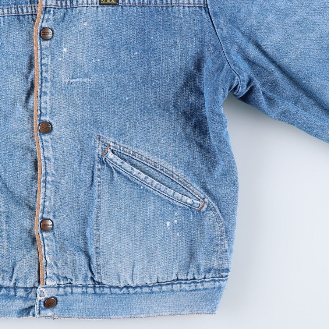Vintage 1970'S Maverick denim jacket, made in the USA, size M, men's. unclear blue type Vintage Second Hand