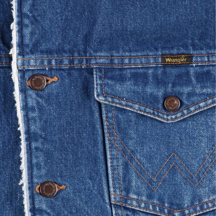 Wrangler Harley-Davidson Back Logo Denim Jacket, Made in USA, Men's Size L unclear blue type Vintage Second Hand