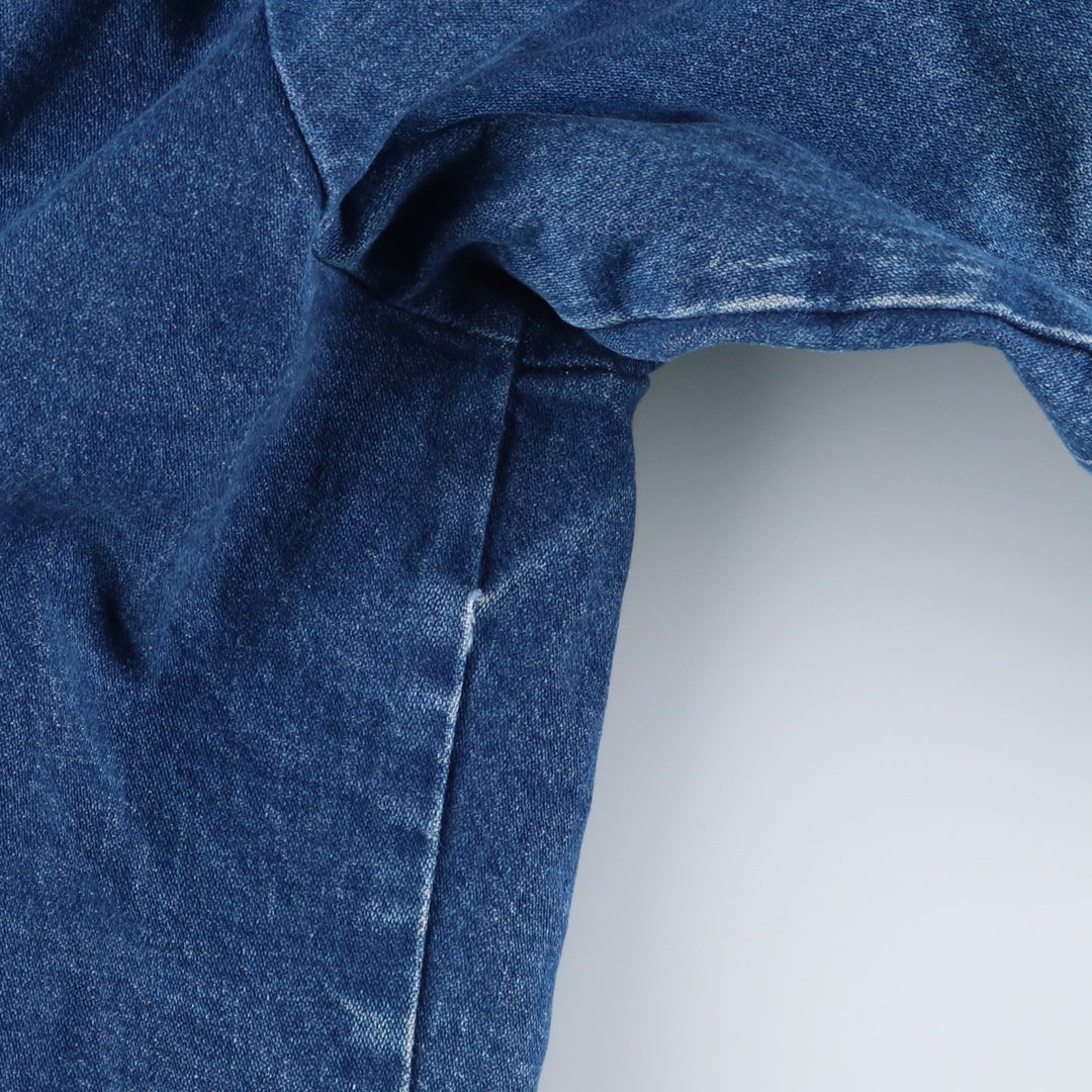 Wrangler Harley-Davidson Back Logo Denim Jacket, Made in USA, Men's Size L unclear blue type Vintage Second Hand