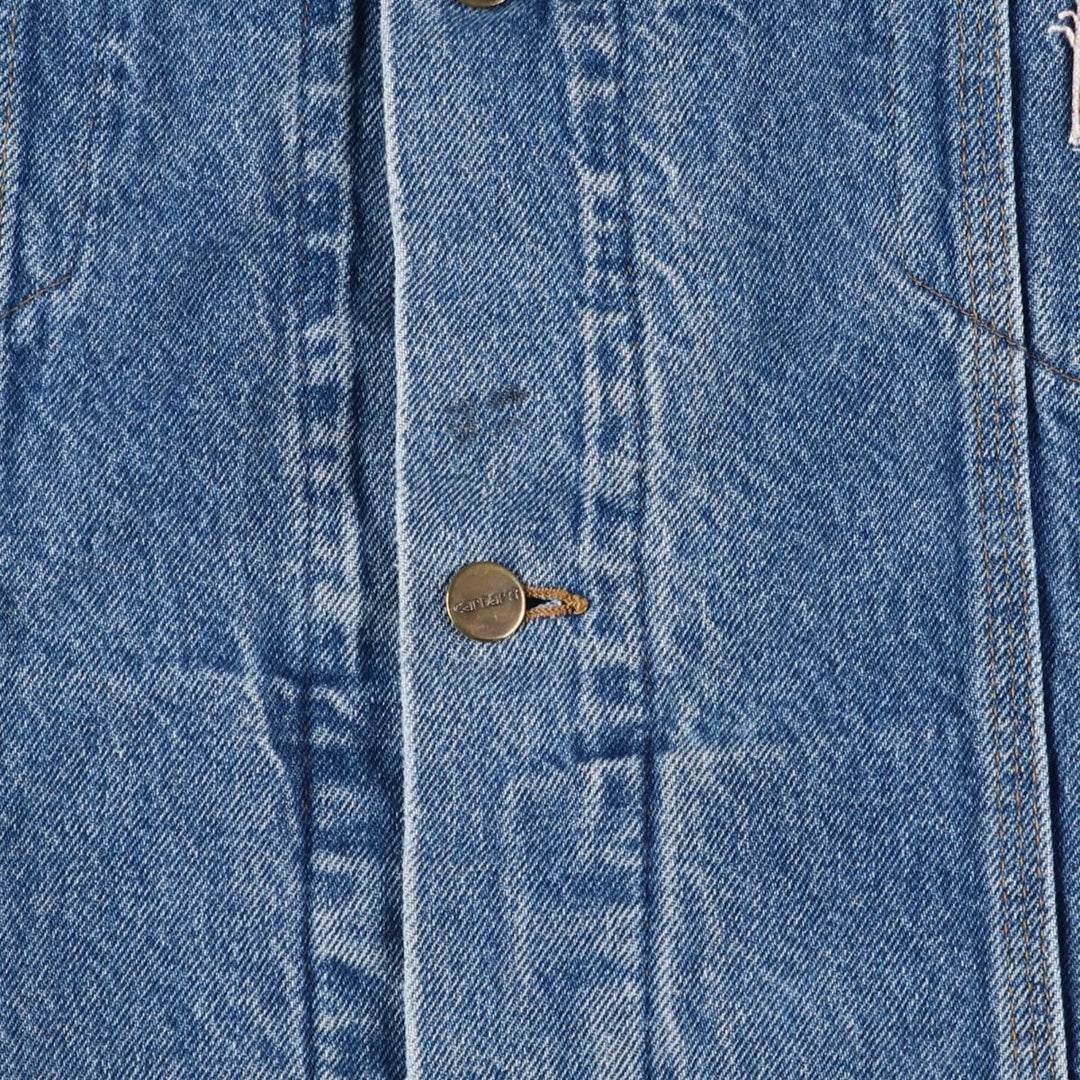 Carhartt padded denim jacket, men's size XXL unclear blue type Vintage Second Hand
