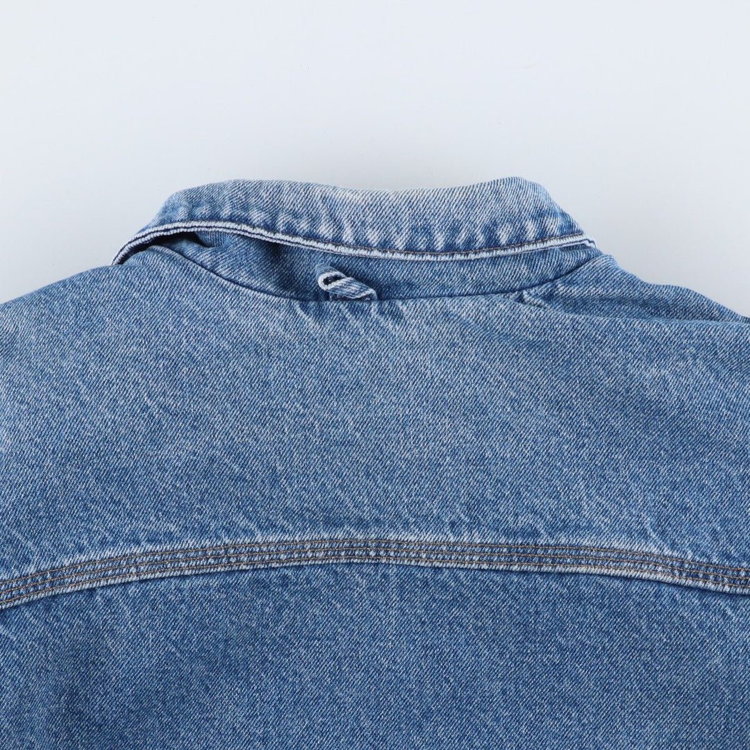 Carhartt padded denim jacket, men's size XXL unclear blue type Vintage Second Hand