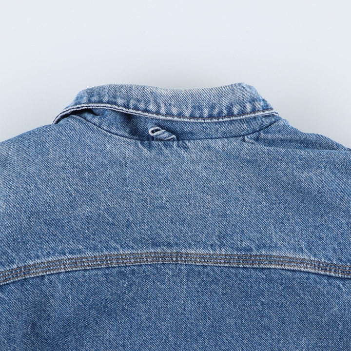 Carhartt padded denim jacket, men's size XXL unclear blue type Vintage Second Hand