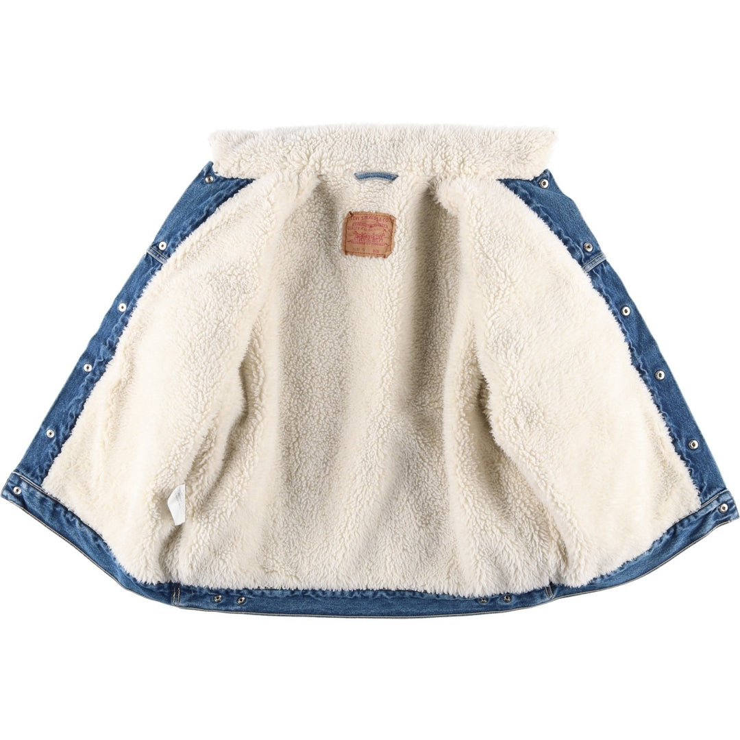 90'S Levi's 70603-0215 Padded Denim Jacket, Men's Size XL, Vintage cotton blue type Vintage Second Hand