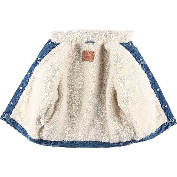 90'S Levi's 70603-0215 Padded Denim Jacket, Men's Size XL, Vintage cotton blue type Vintage Second Hand