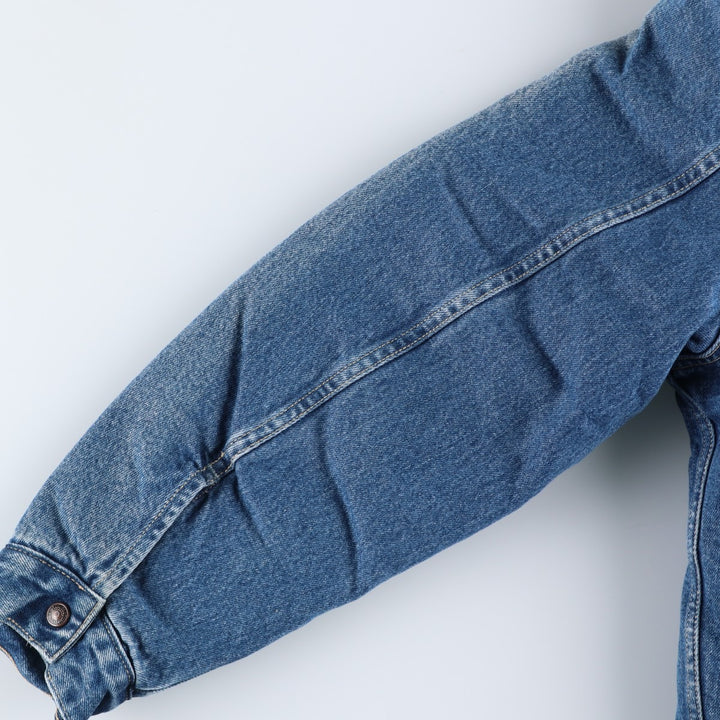 90'S Levi's 70603-0215 Padded Denim Jacket, Men's Size XL, Vintage cotton blue type Vintage Second Hand