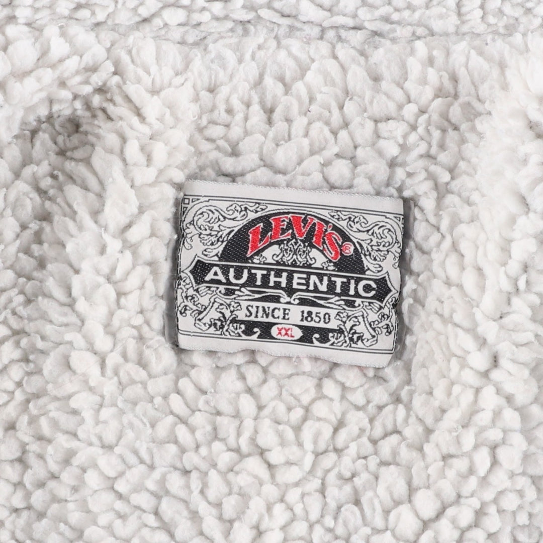 90'S Levi's denim jacket, made in the USA, men's size XXL, vintage unclear blue type Vintage Second Hand