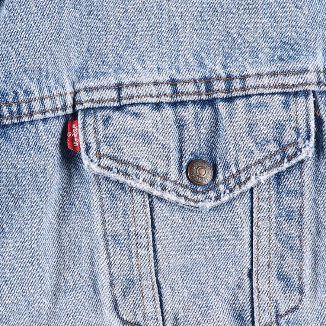90'S Levi's denim jacket, made in the USA, men's size XXL, vintage unclear blue type Vintage Second Hand