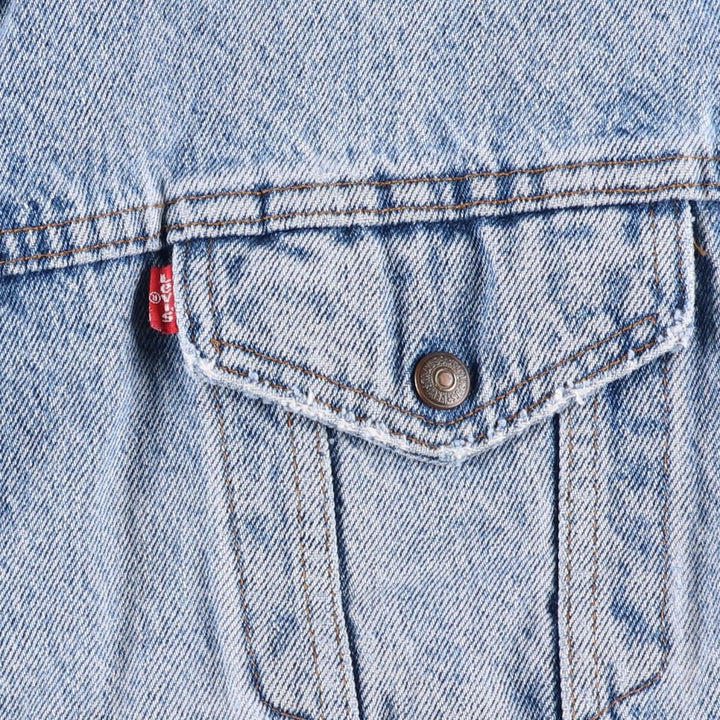 90'S Levi's denim jacket, made in the USA, men's size XXL, vintage unclear blue type Vintage Second Hand
