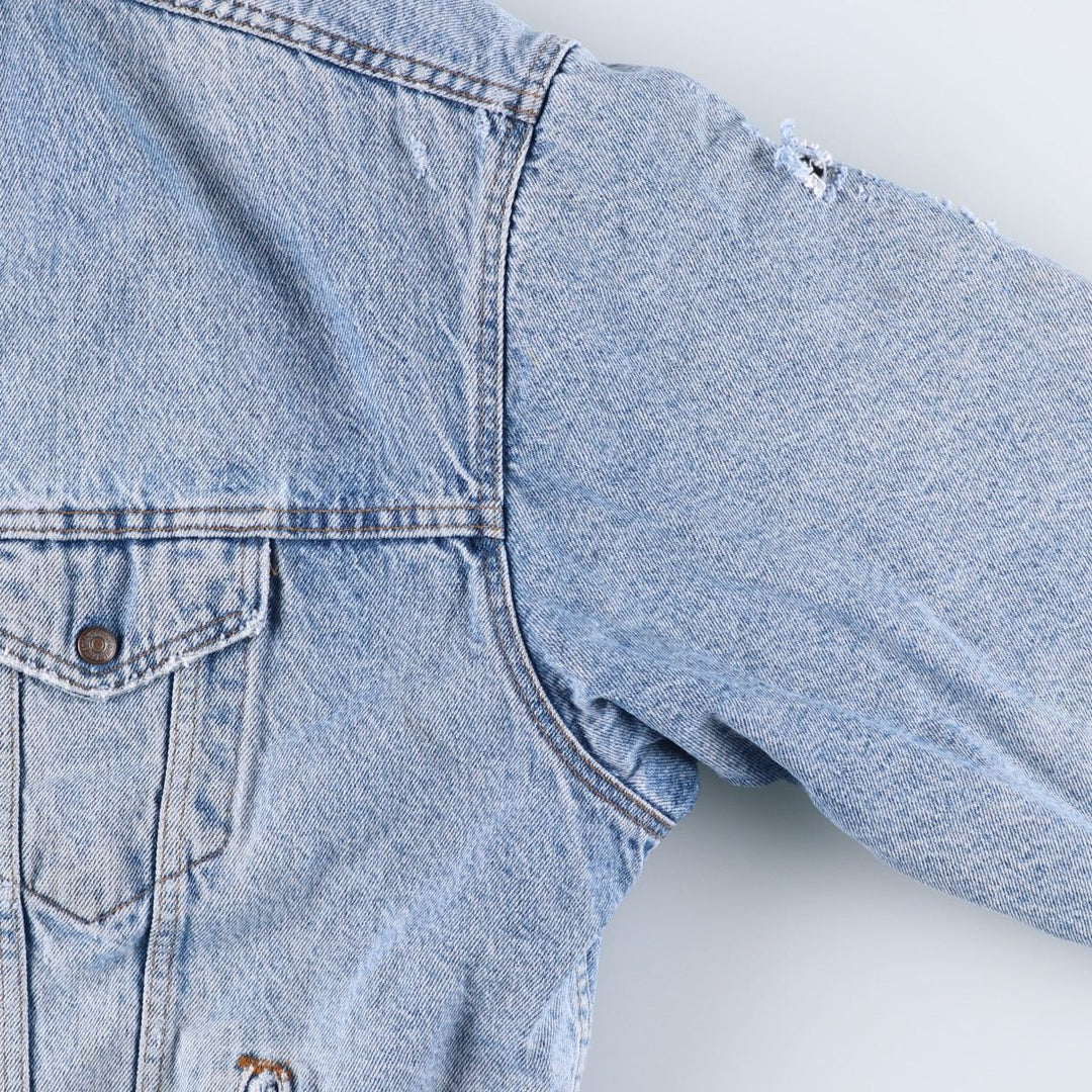 90'S Levi's denim jacket, made in the USA, men's size XXL, vintage unclear blue type Vintage Second Hand