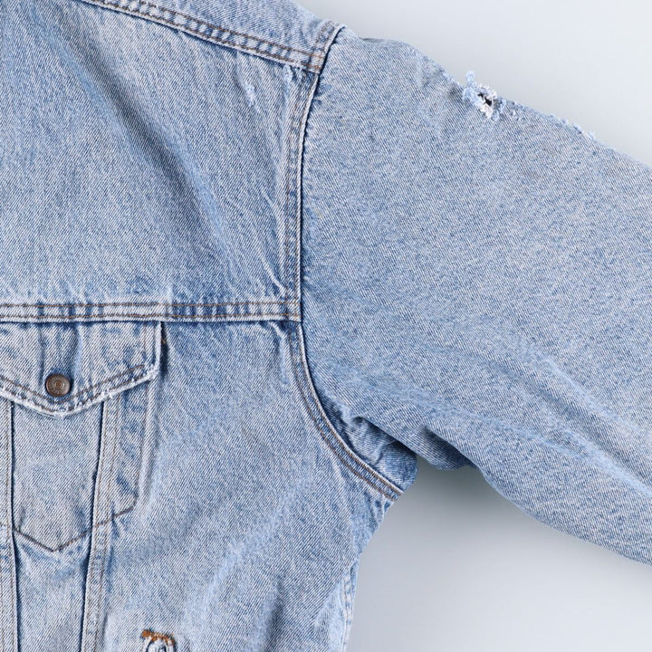 90'S Levi's denim jacket, made in the USA, men's size XXL, vintage unclear blue type Vintage Second Hand