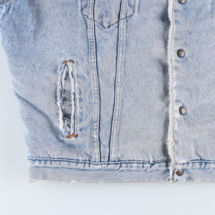 90'S Levi's denim jacket, made in the USA, men's size XXL, vintage unclear blue type Vintage Second Hand