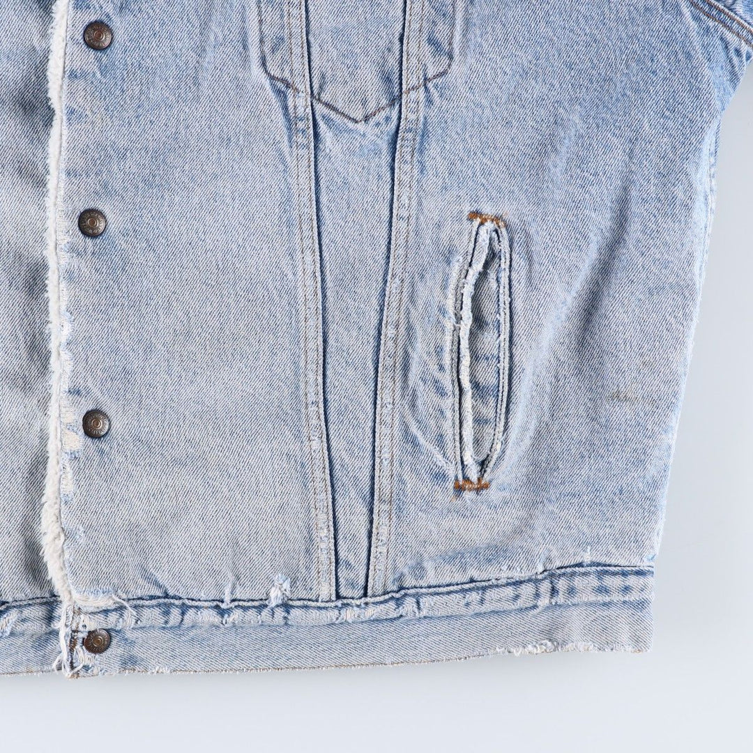 90'S Levi's denim jacket, made in the USA, men's size XXL, vintage unclear blue type Vintage Second Hand