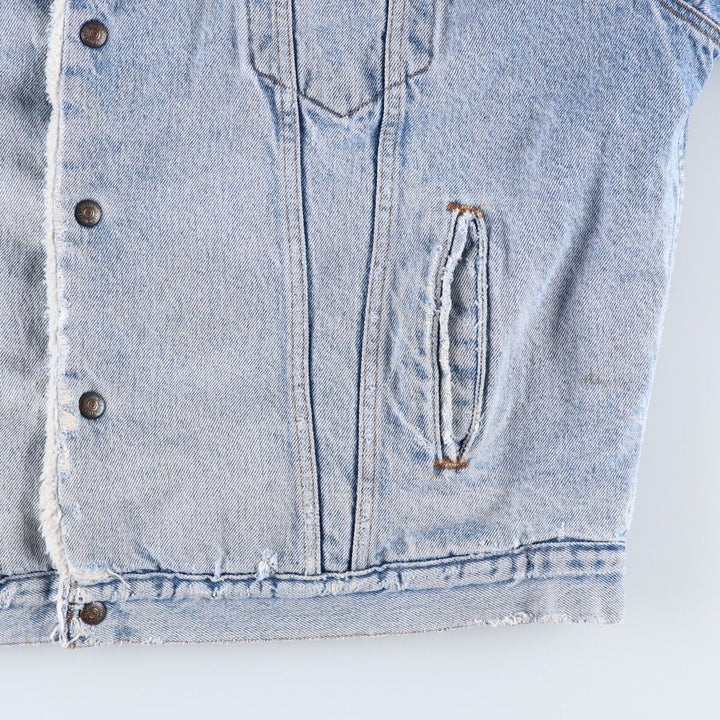 90'S Levi's denim jacket, made in the USA, men's size XXL, vintage unclear blue type Vintage Second Hand